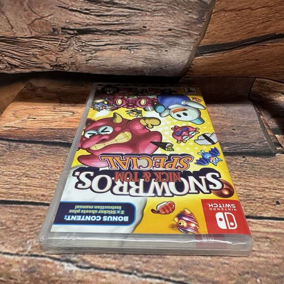 Snow Bros. Nick & Tom Special Nintendo Switch Video Game New Sealed Toplan - Picture 4 of 6